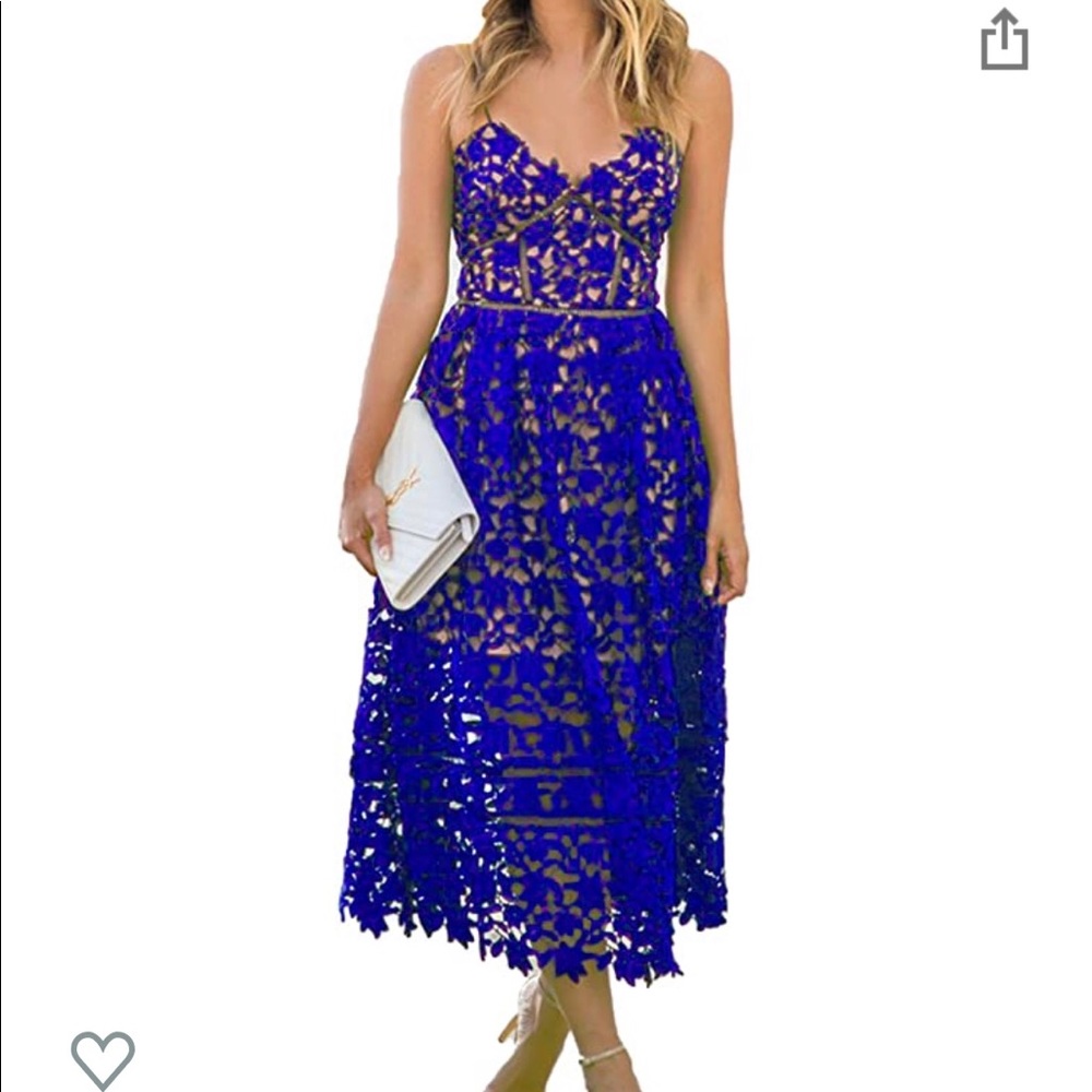 Women’s blue dress